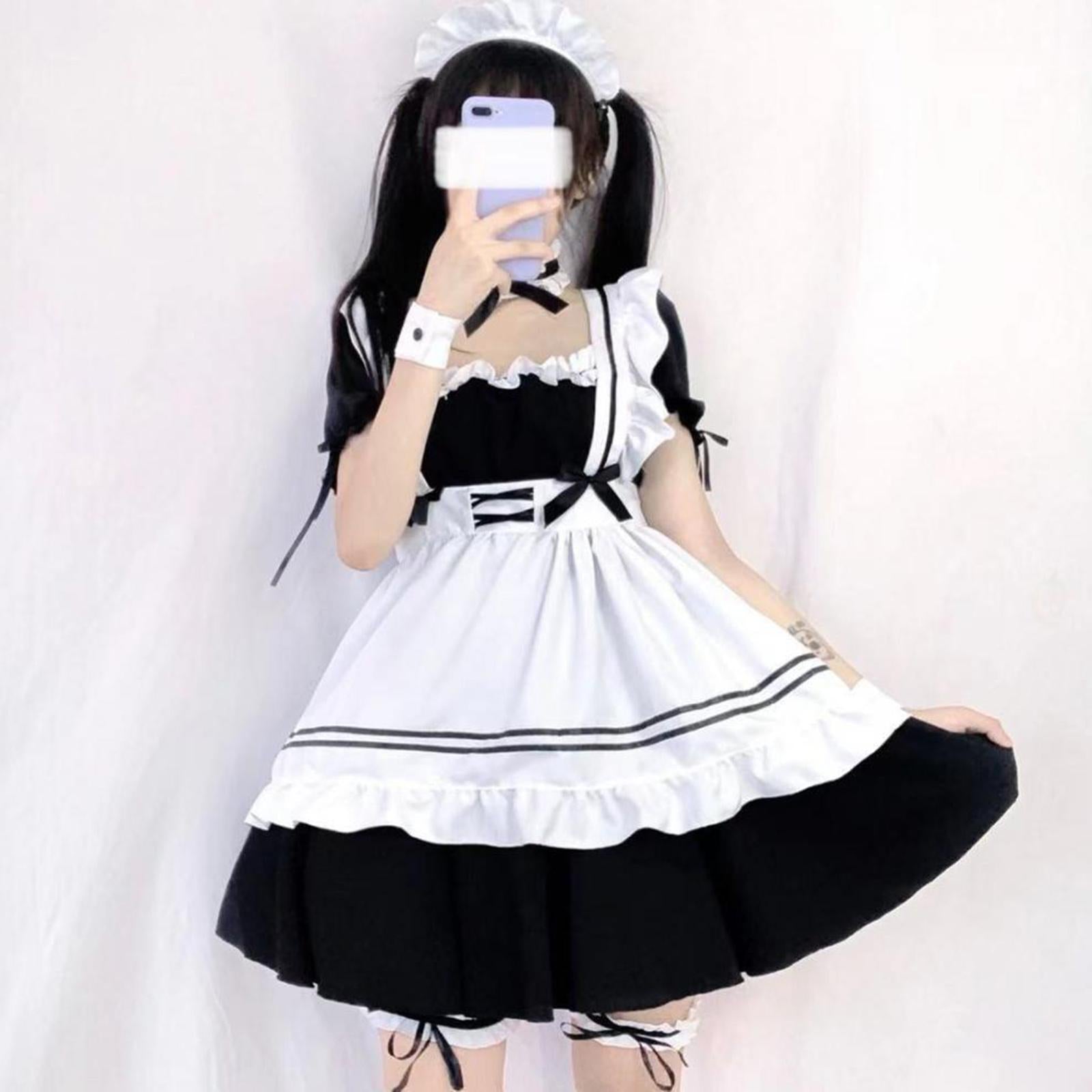 Maid Costume Maid Dresses Classic Sweet Lolita Japanese Anime Maid Outfit S