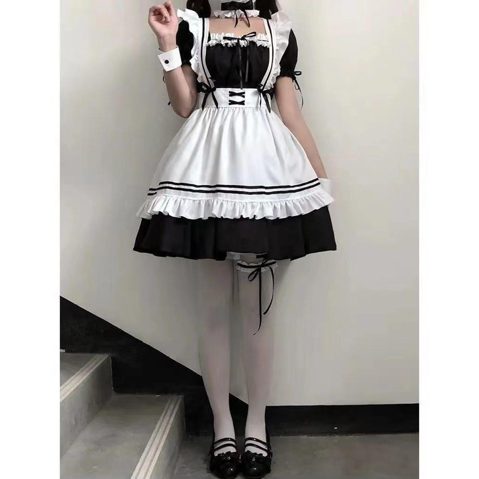 Maid Costume Maid Dresses Classic Sweet Lolita Japanese Anime Maid Outfit XL