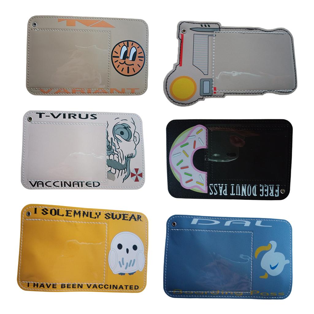 Waterproof Vaccination Card Protector Name Cards Holder Khaki