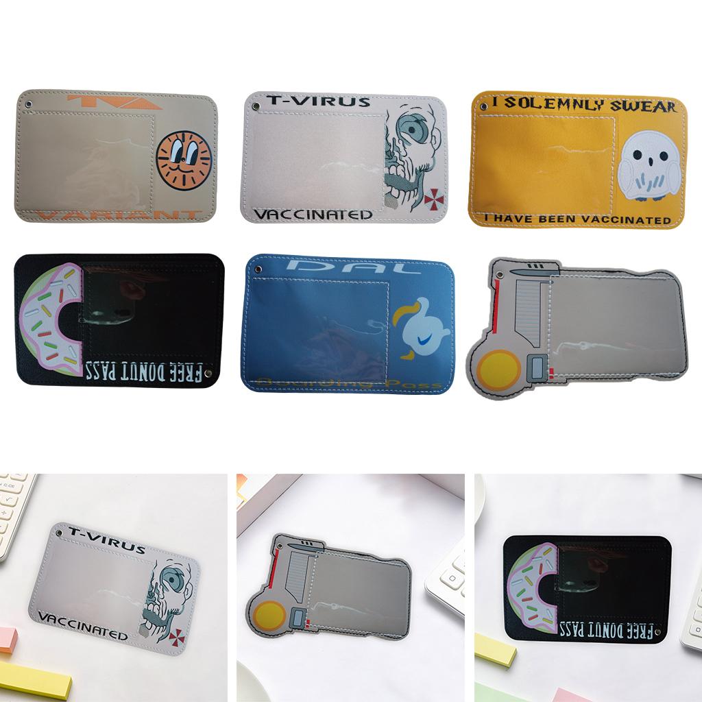 Waterproof Vaccination Card Protector Name Cards Holder Khaki