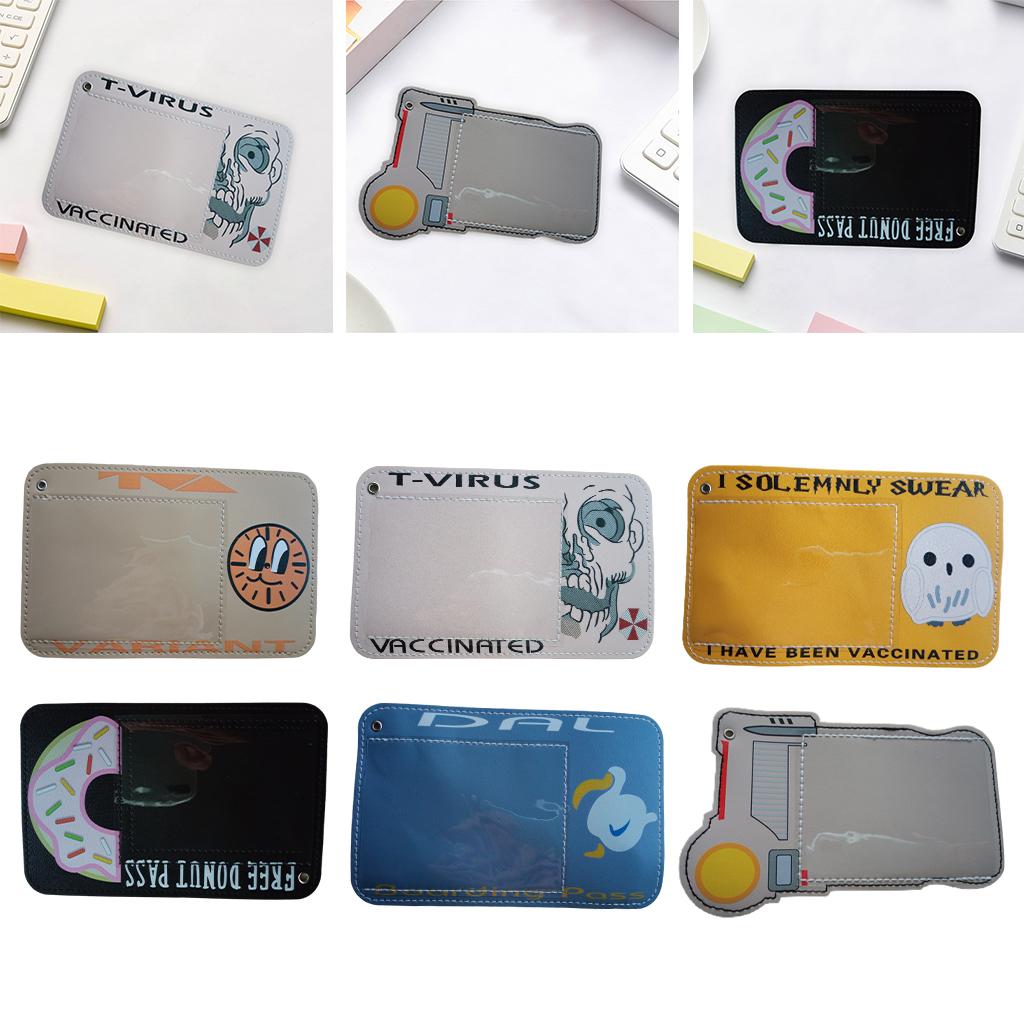Waterproof Vaccination Card Protector Name Cards Holder Khaki