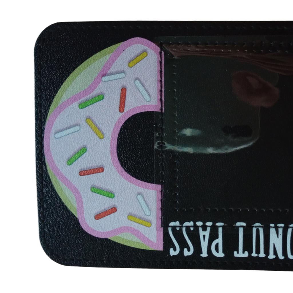 Waterproof Vaccination Card Protector Name Cards Holder Black
