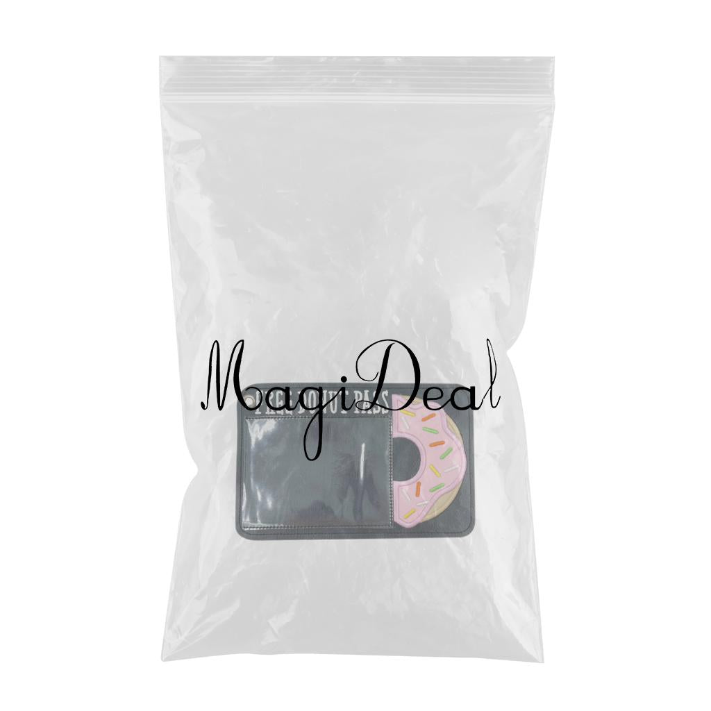 Waterproof Vaccination Card Protector Name Cards Holder Black