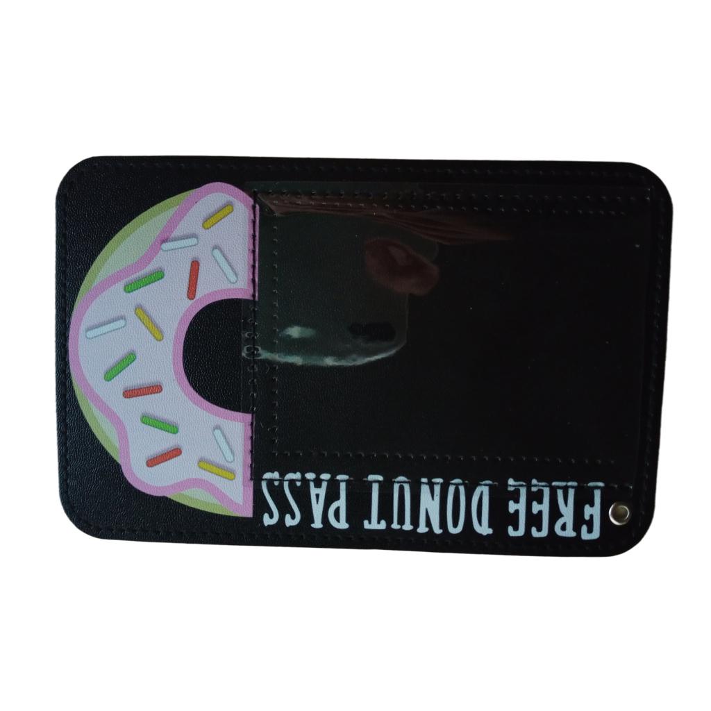 Waterproof Vaccination Card Protector Name Cards Holder Black