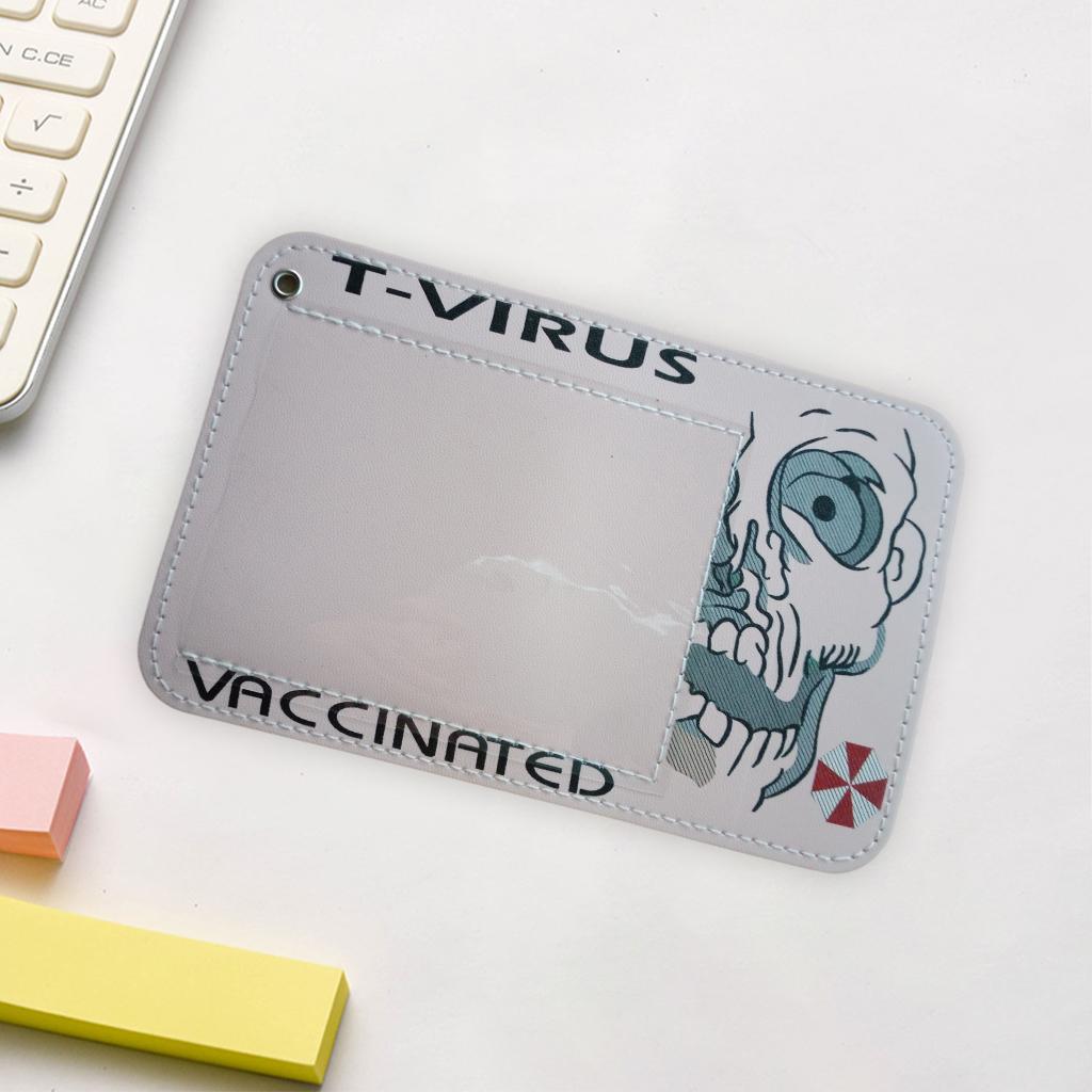 Waterproof Vaccination Card Protector Name Cards Holder Light Pink