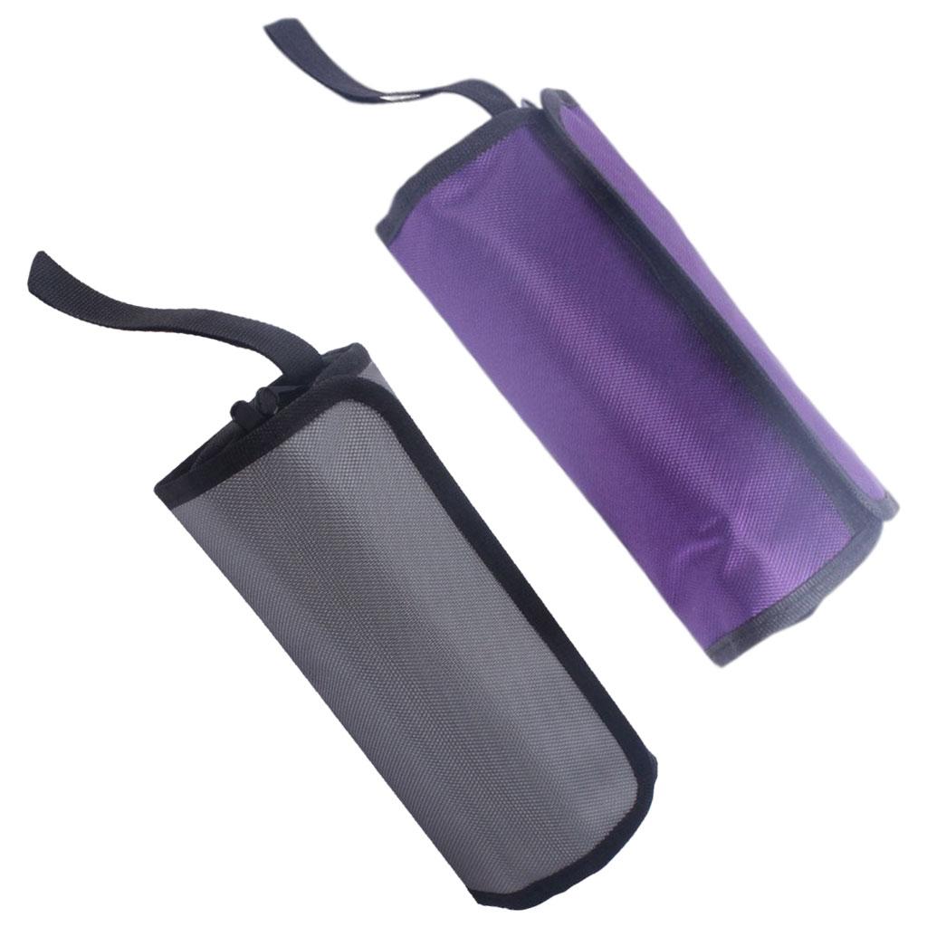 Oxford Fabric Vehicle Kit Bag Organizer Folding Roll Bags for Repair Gadget Purple