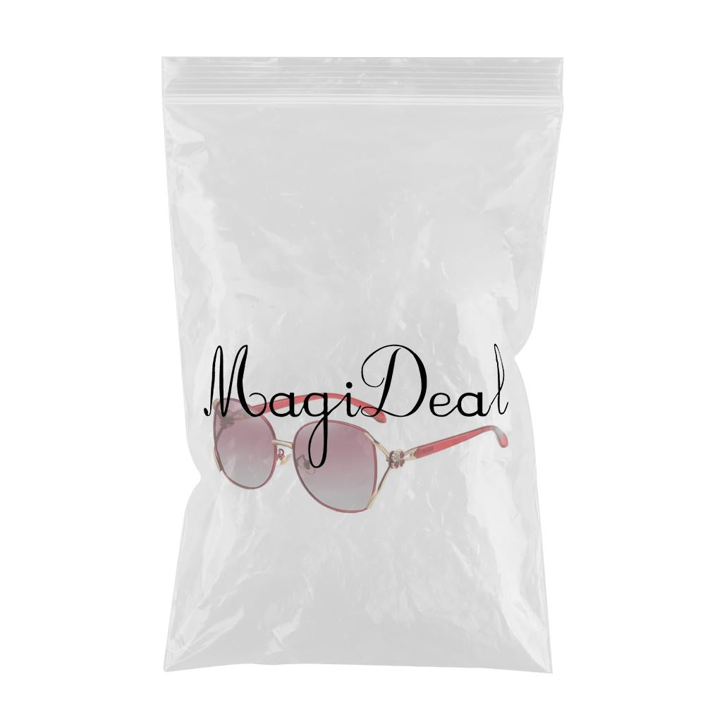 Classic Sun Glasses Fashion UV400 Ladies Large Frame Polarized Sunglasses Red