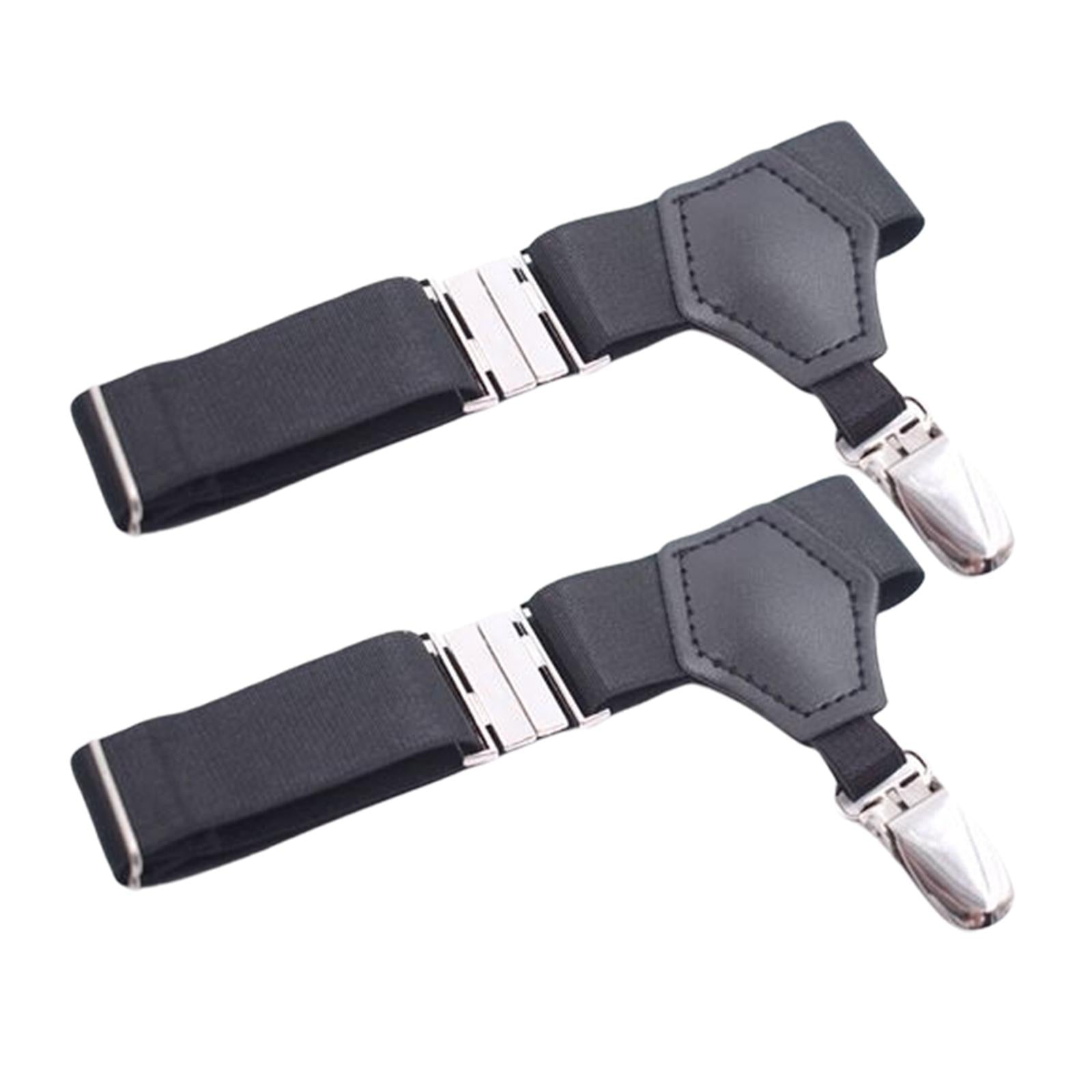 1 Pair Mens Sock Garters Belt Adjustable Elastic Sturdy Mens Unisex Men
