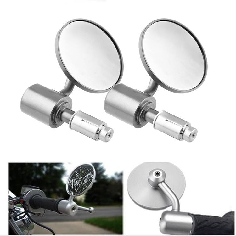 MB-MR009 Modified Motorcycle Rearview Reflective Mirror Rearview Side Mirrors (Silver)