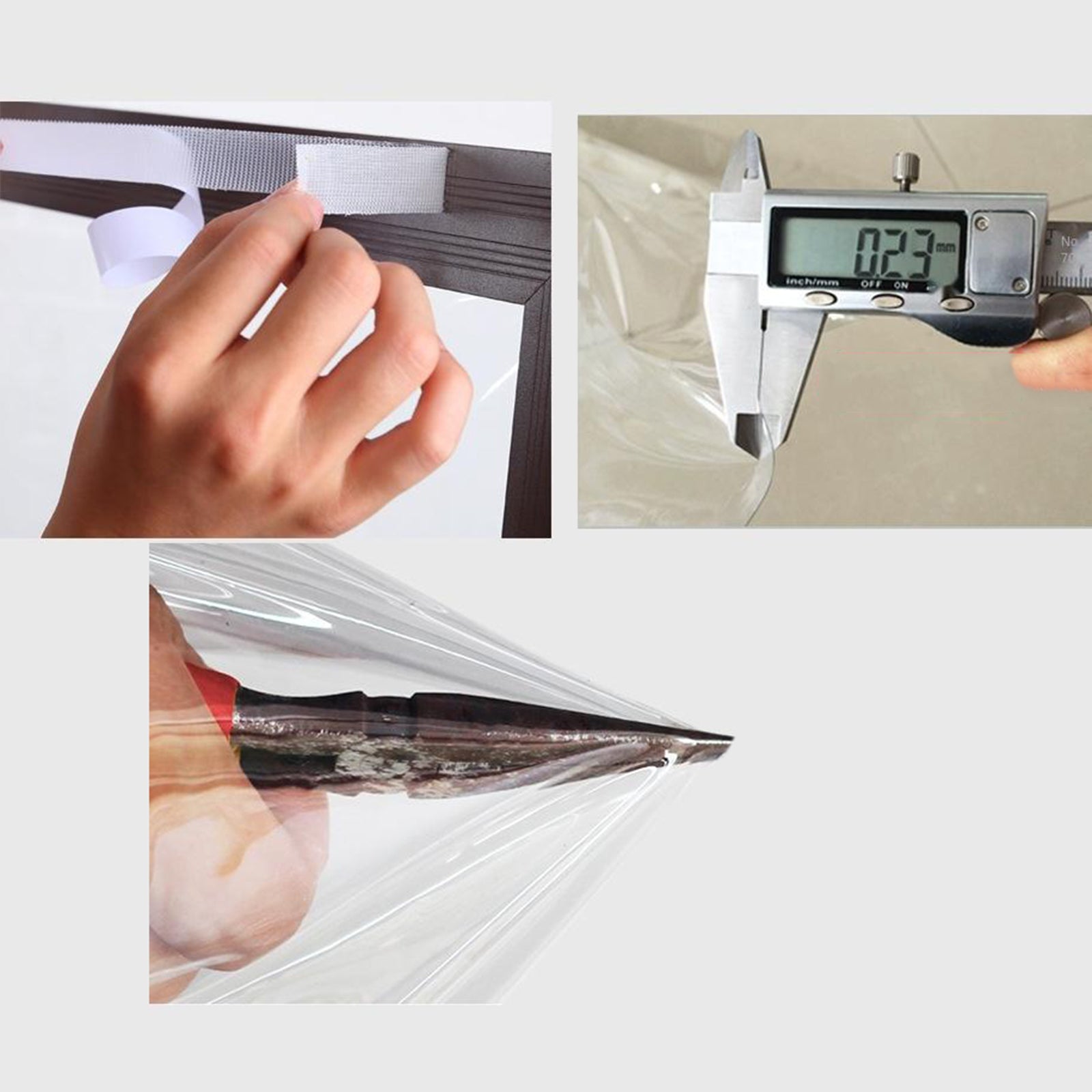 Winter Window Film Self-Adhesive Heat Insulation Windproof Warm 1.3x1.5m