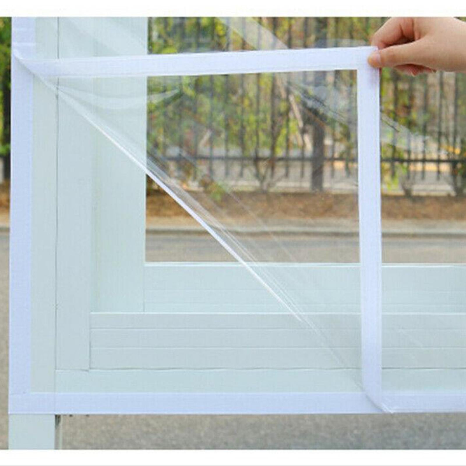 Winter Window Film Self-Adhesive Heat Insulation Windproof Warm 1.5x1.8m