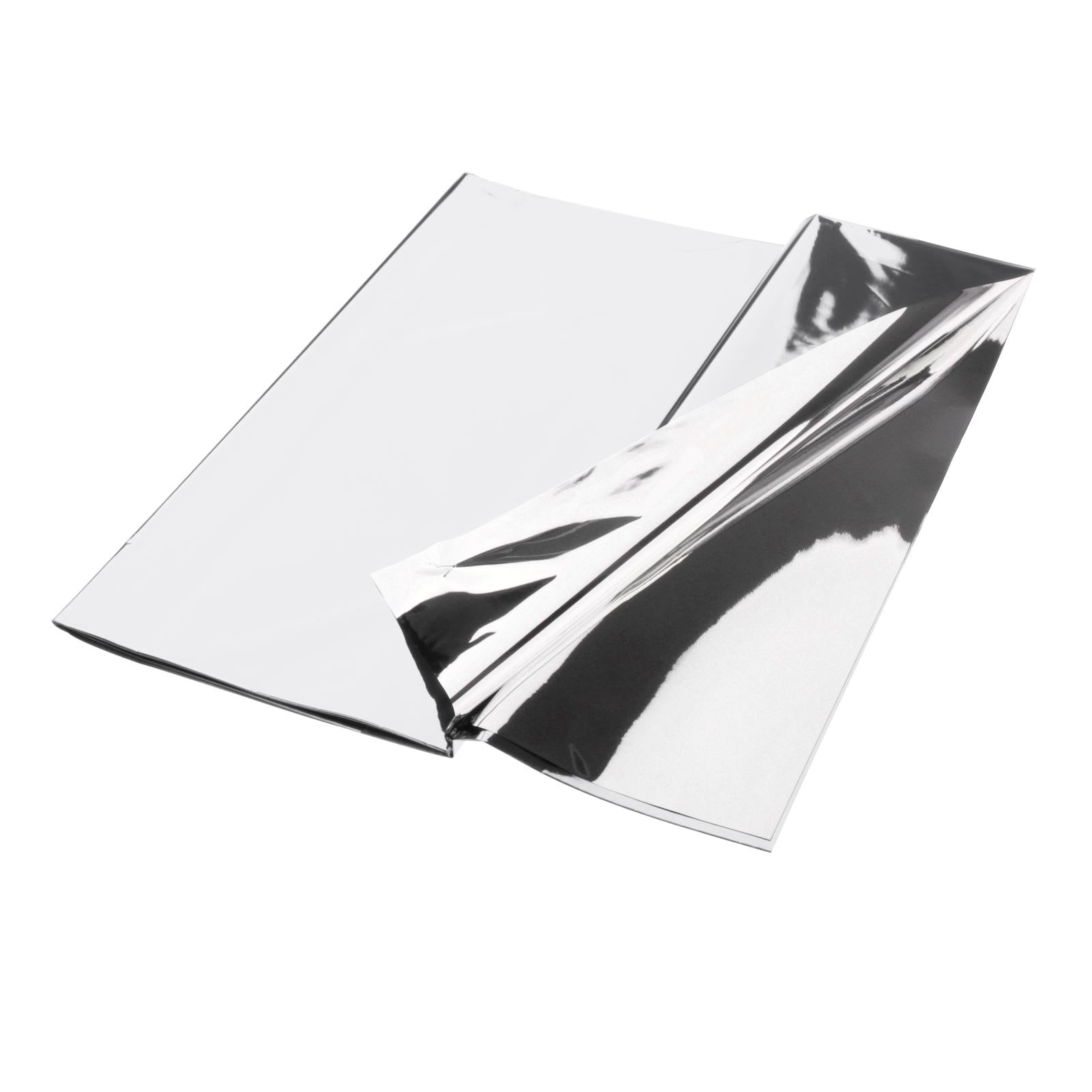 Foil Plastic Tablecover Party Tablecloth Rectangle 7 Colours Silver