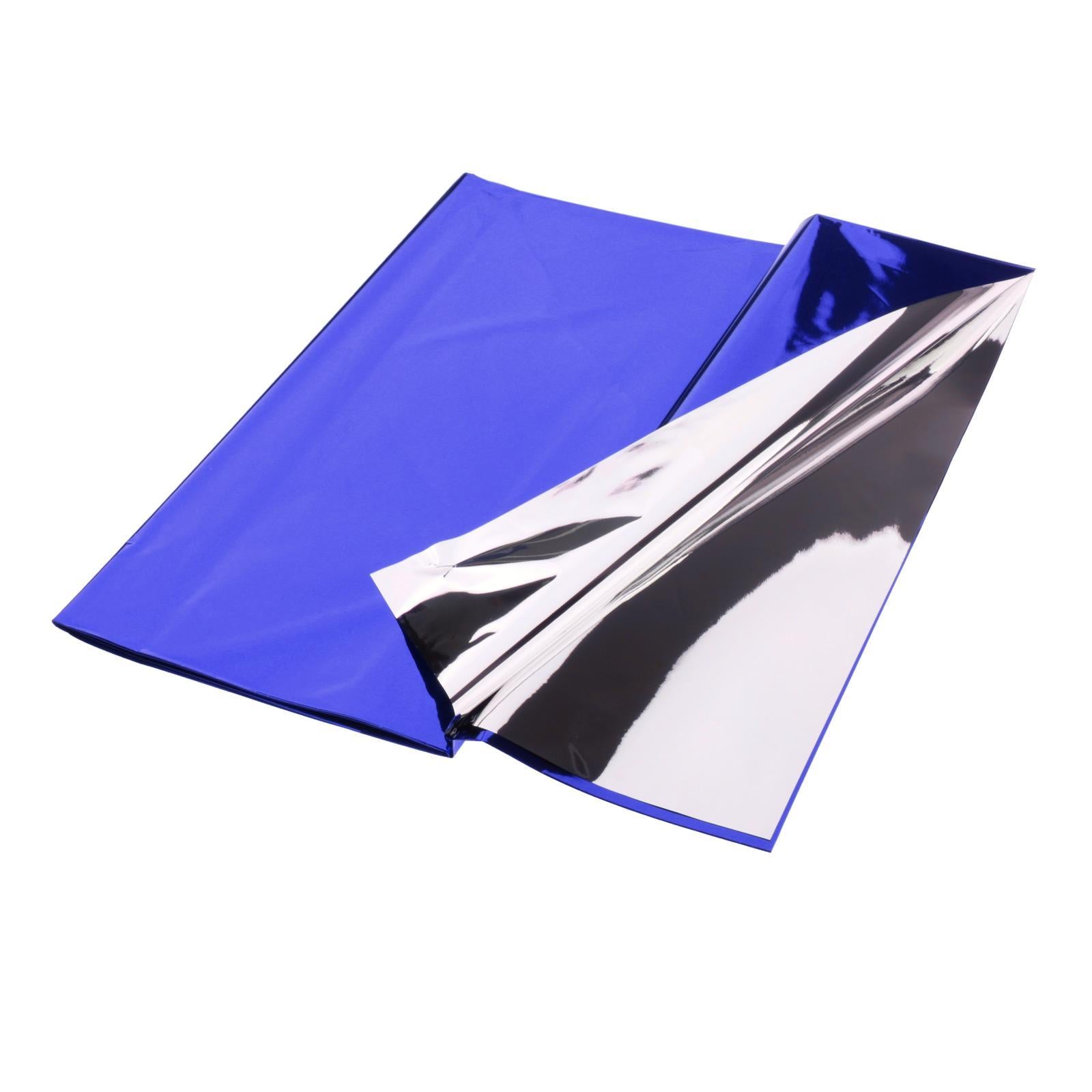 Foil Plastic Tablecover Party Tablecloth Rectangle 7 Colours Purple