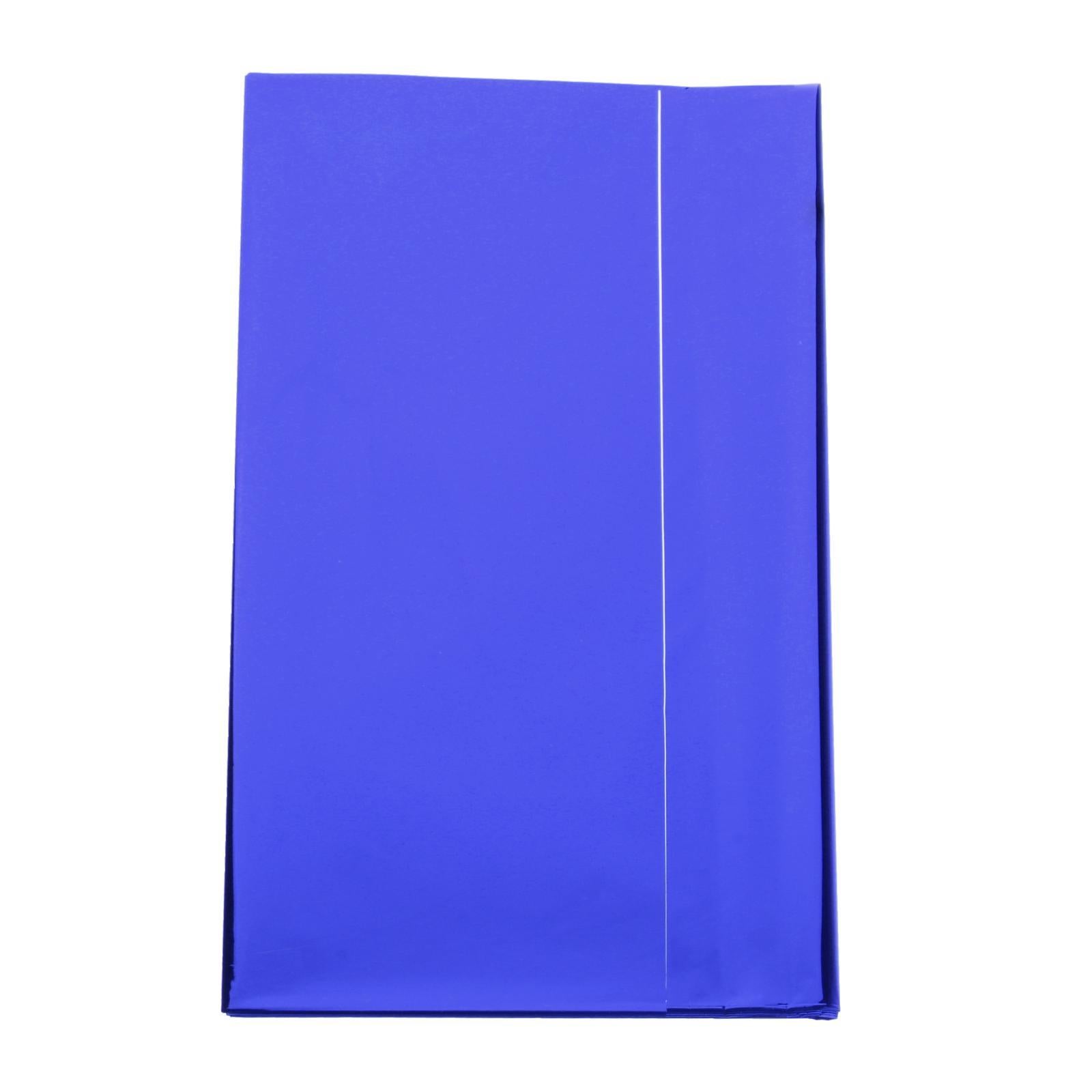 Foil Plastic Tablecover Party Tablecloth Rectangle 7 Colours Purple