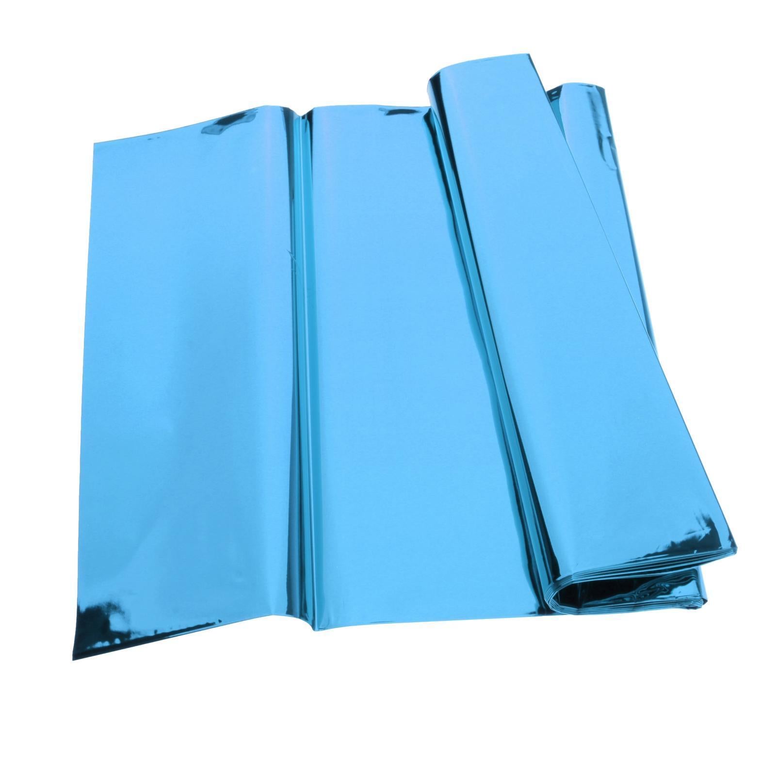 Foil Plastic Tablecover Party Tablecloth Rectangle 7 Colours Blue