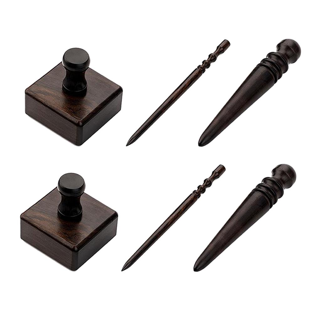 Premium Leather Slicker Burnisher Polished Stick DIY Craft Working Tools