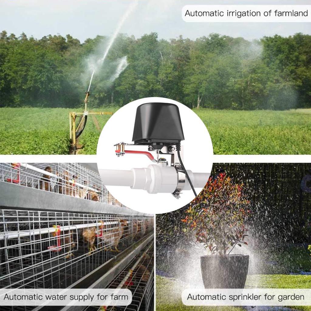 Smart Wifi Water Valve Shutoff Timer, Smart Sprinkler Controller UK Plug