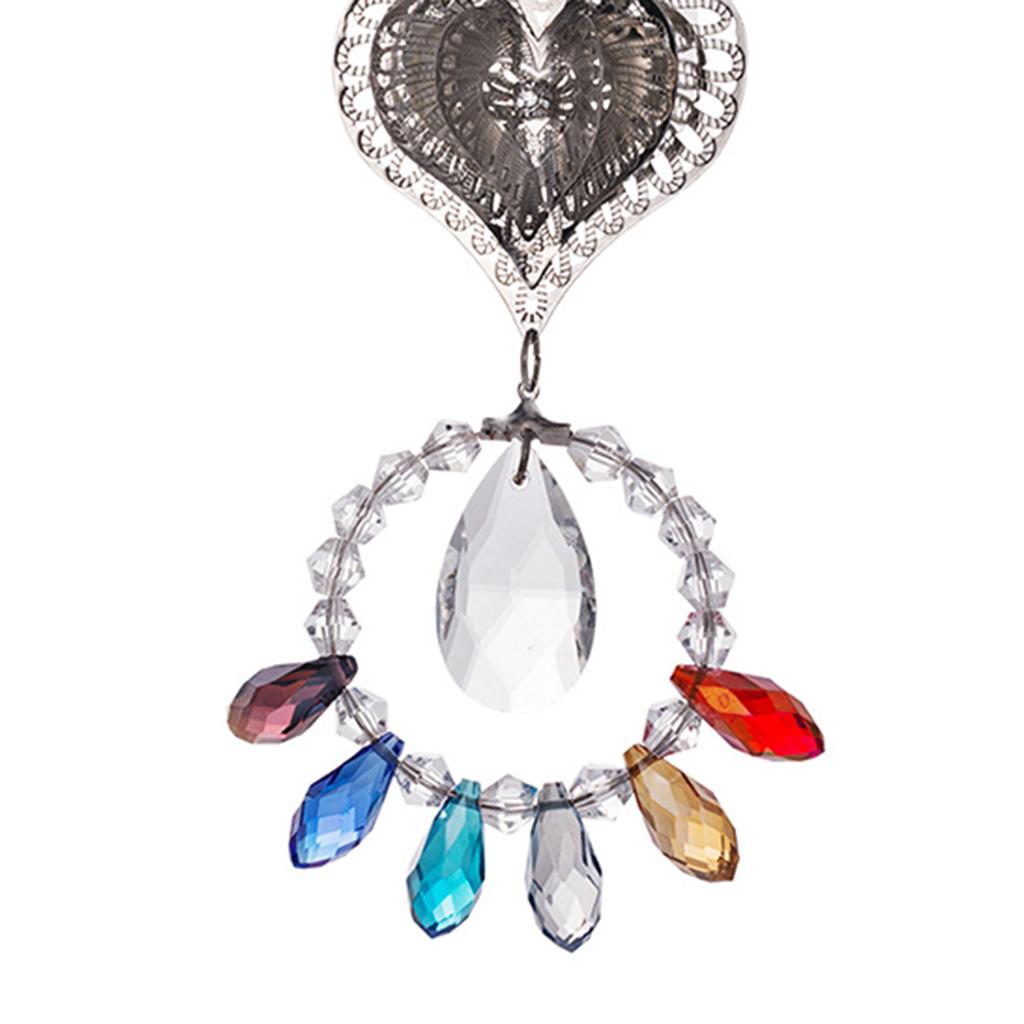 Crystals Rainbow Suncatcher Outdoor Indoor Hanging Ornament Prism Style B