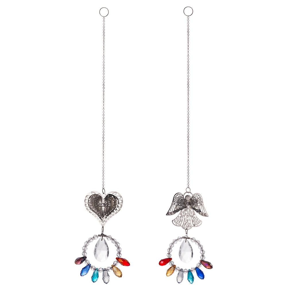 Crystals Rainbow Suncatcher Outdoor Indoor Hanging Ornament Prism Style B