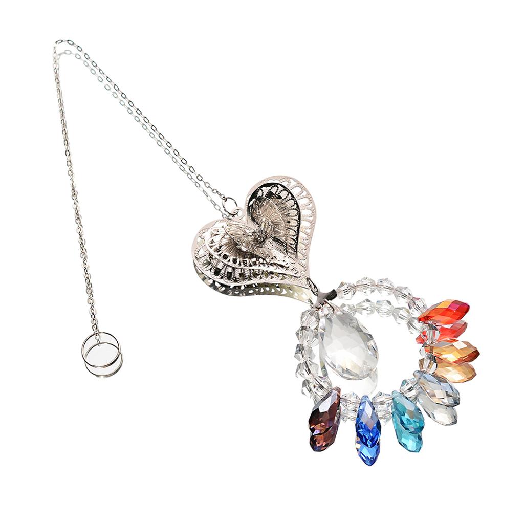 Crystals Rainbow Suncatcher Outdoor Indoor Hanging Ornament Prism Style B
