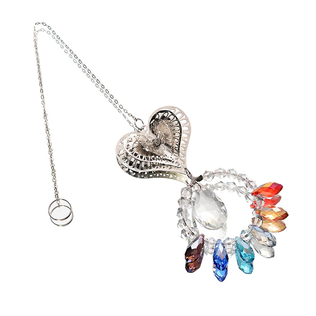 Crystals Rainbow Suncatcher Outdoor Indoor Hanging Ornament Prism Style B