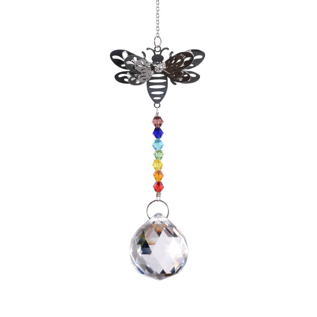 Crystals Rainbow Suncatcher Outdoor Indoor Hanging Ornament Prism Style C