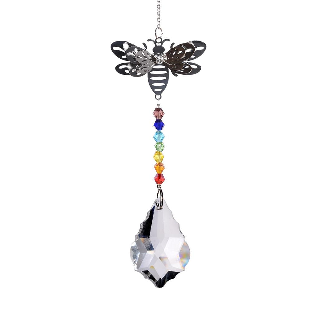 Crystals Rainbow Suncatcher Outdoor Indoor Hanging Ornament Prism Style D