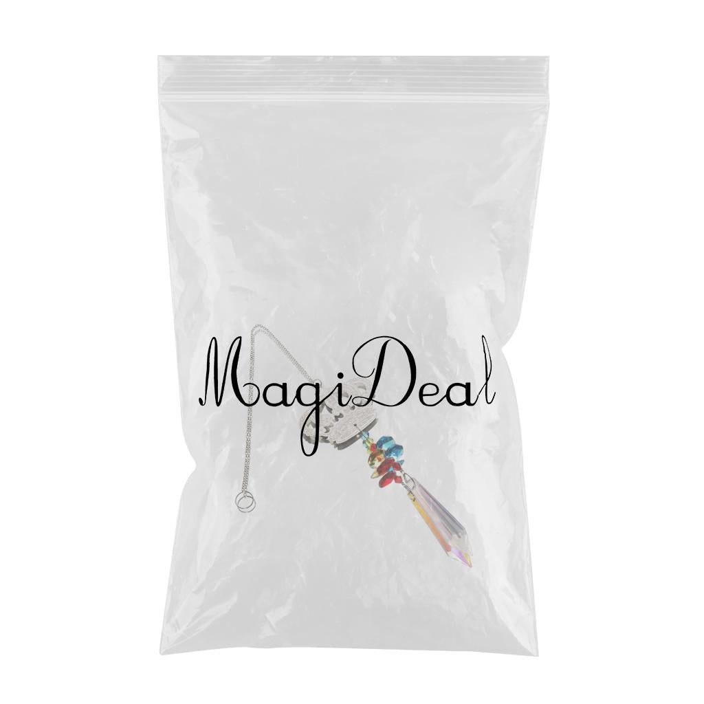 Crystals Rainbow Suncatcher Outdoor Indoor Hanging Ornament Prism Style F