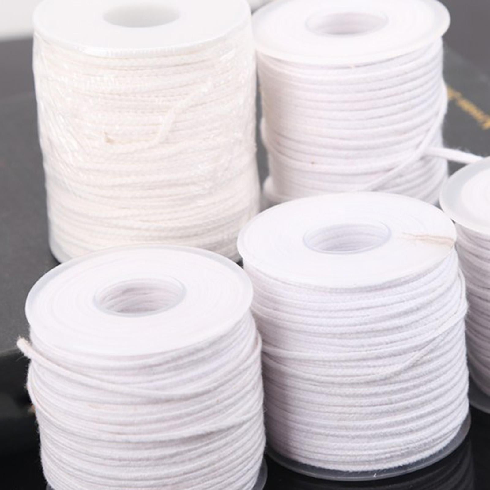 Cotton Braided Candle Wicks Wick Core Spool for Candle Making 37 Ply 30m