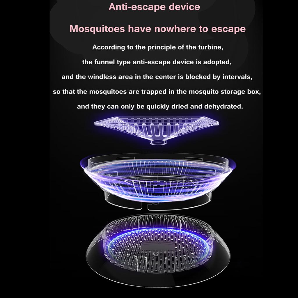Mosquitoes Killing Lamp Fly Bug Zapper Insect Controller LED Light Pest Trap