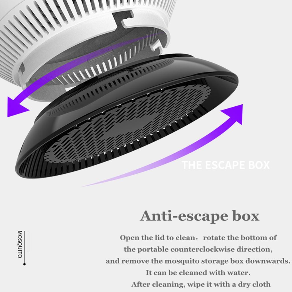 Mosquitoes Killing Lamp Fly Bug Zapper Insect Controller LED Light Pest Trap
