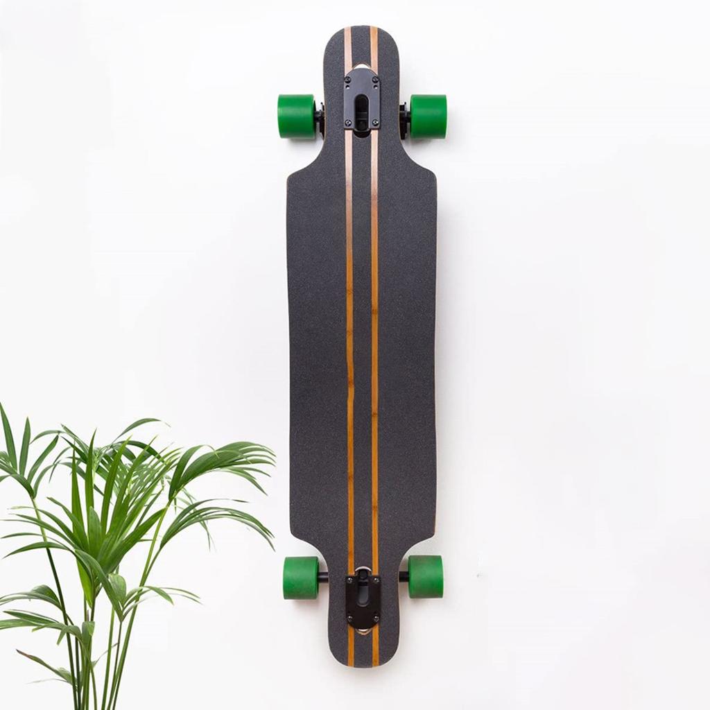 2x Skateboard Display Rack Longboard Hanger with Mounting Screws Black