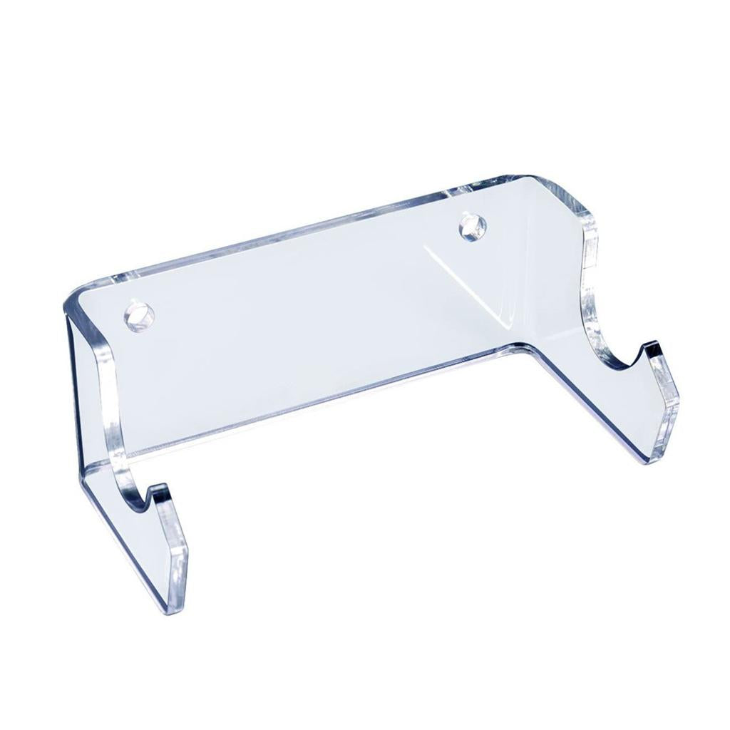 2x Skateboard Display Rack Longboard Hanger with Mounting Screws Transparent