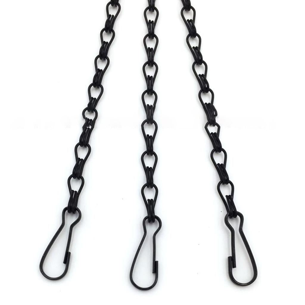 Garden Basket Iron Hanging Chain Flower Pot Basket Chain Hanger 50cm Style 1