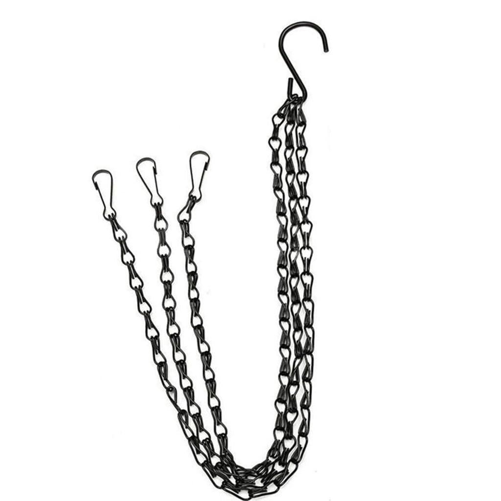 Garden Basket Iron Hanging Chain Flower Pot Basket Chain Hanger 50cm Style 1