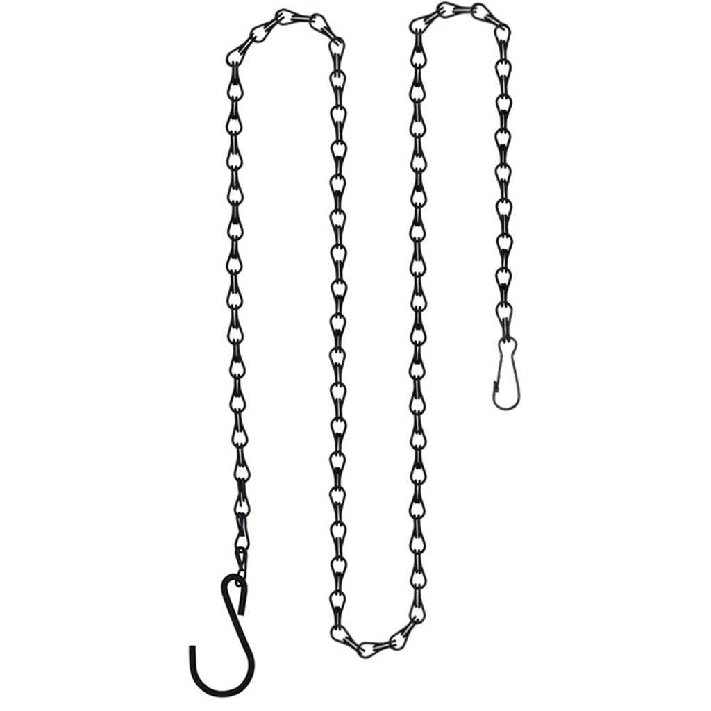 Garden Basket Iron Hanging Chain Flower Pot Basket Chain Hanger 50cm Style 2