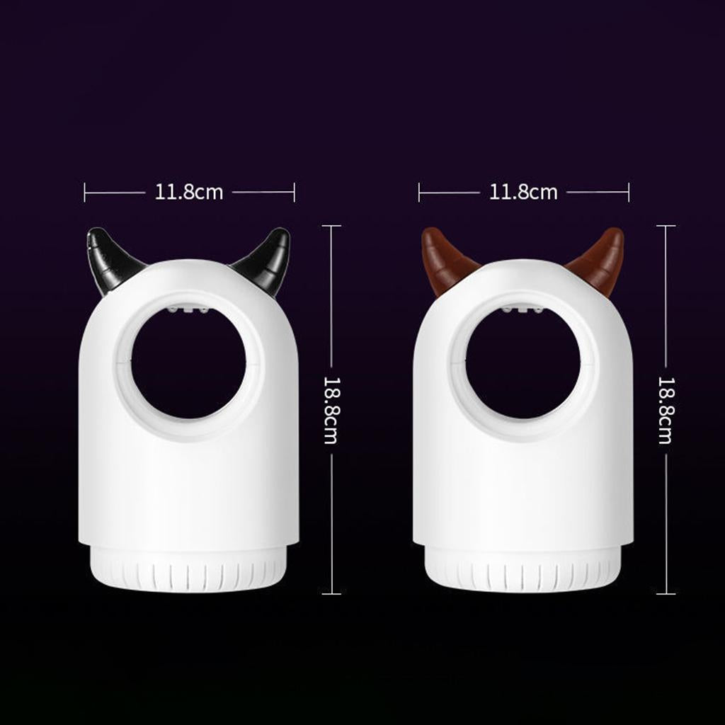 LED Electric Mosquito Trap USB Power Supply Fly Trap Child Safe Noiseless style 1 white