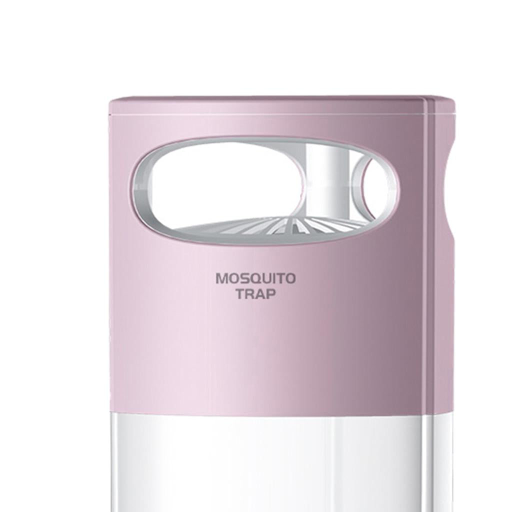 LED Electric Mosquito Trap USB Power Supply Fly Trap Child Safe Noiseless style 2 pink