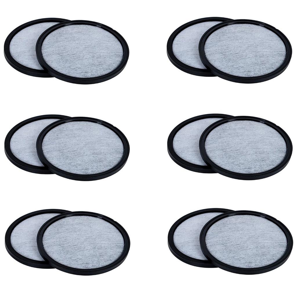 12pcs Coffee Brewer Activated Charcoal Water Filter Disks for Mr. Coffee