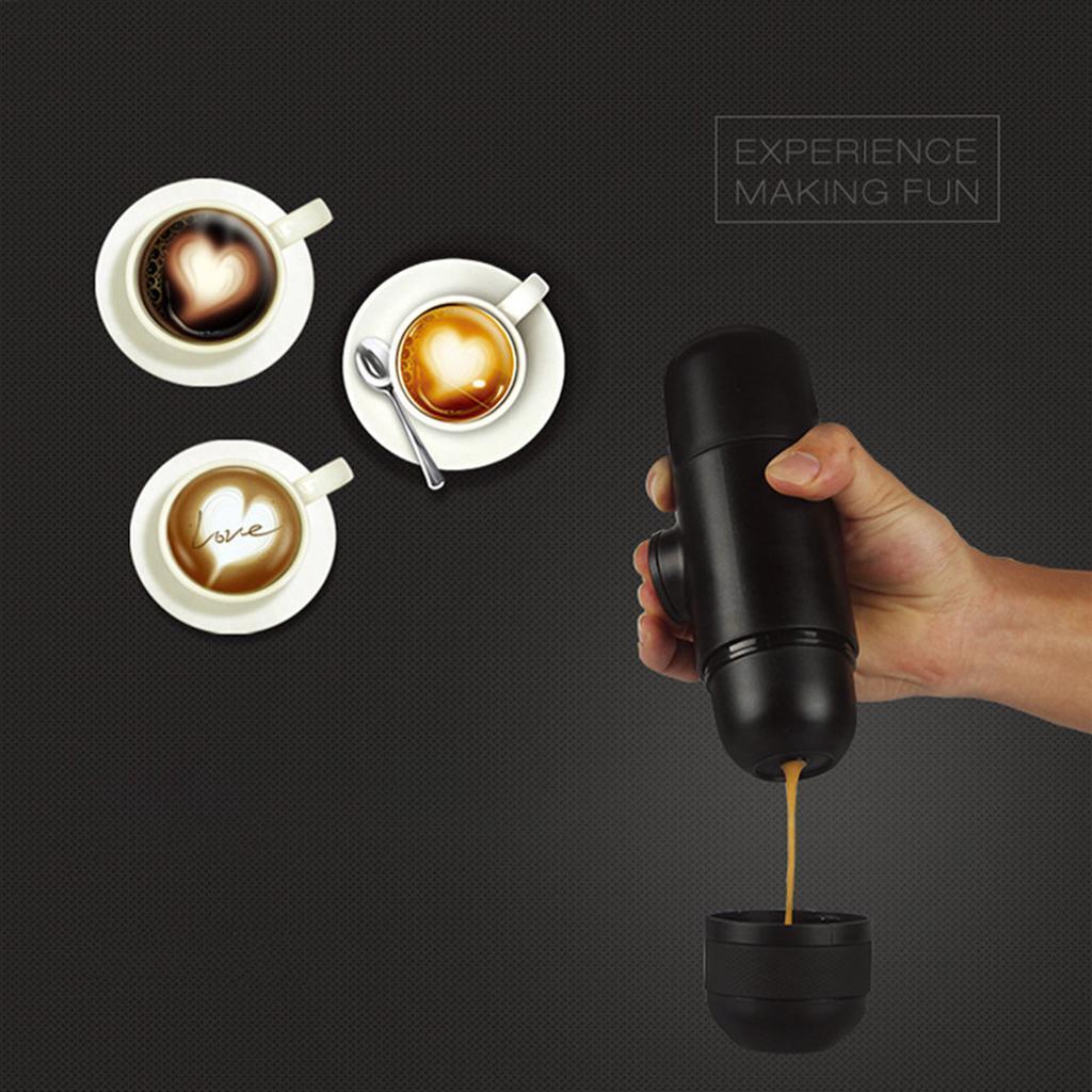 Portable Espresso Maker Mini Travel Coffee Machine, Perfect for Camping