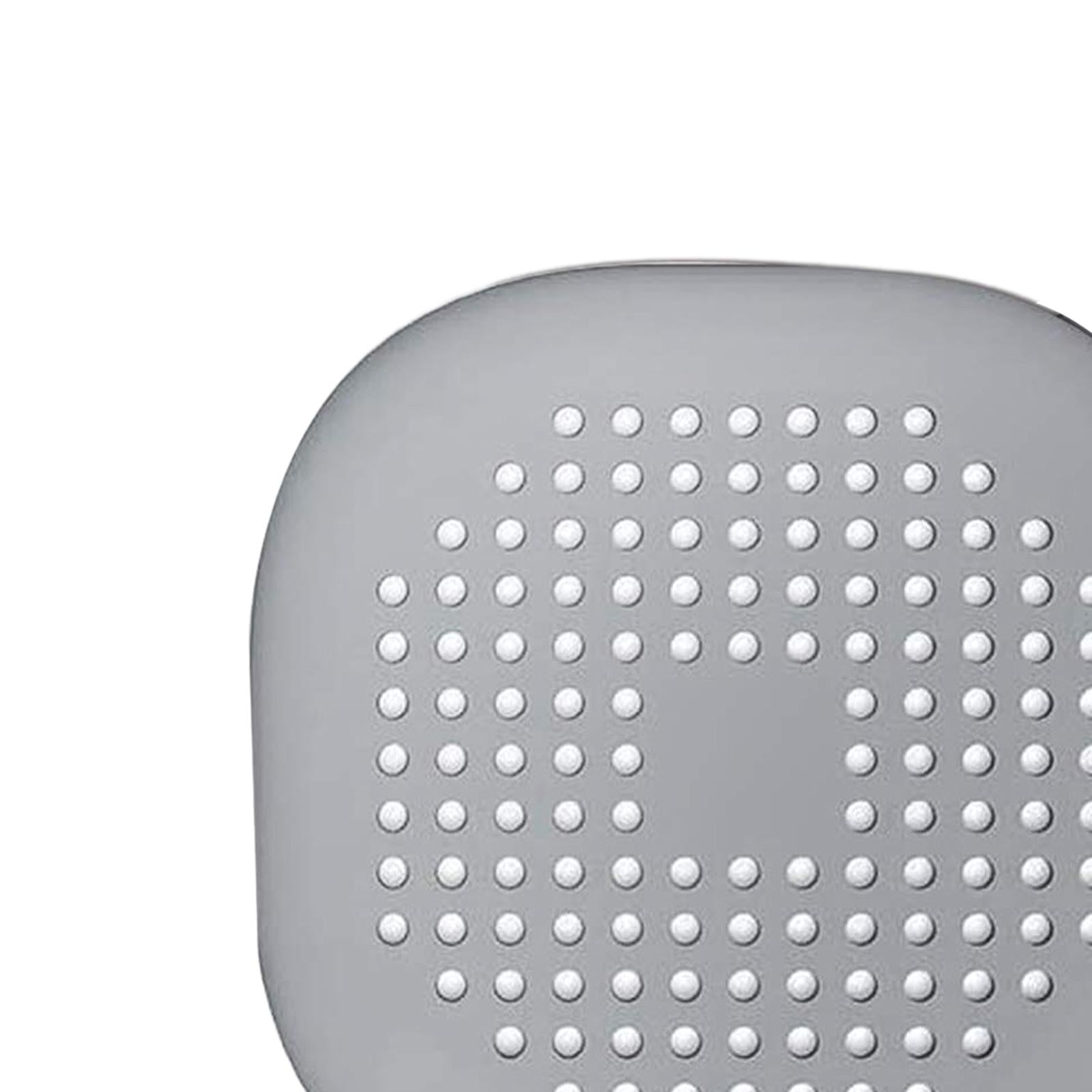 Drain Cover Drain Hair Catcher Flat Silicone Plug Sink Water Stopper Gray