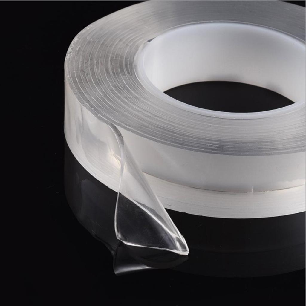Traceless Adhesive Tape Invisible Gel Dual-sided for Smooth Surface 5 meters