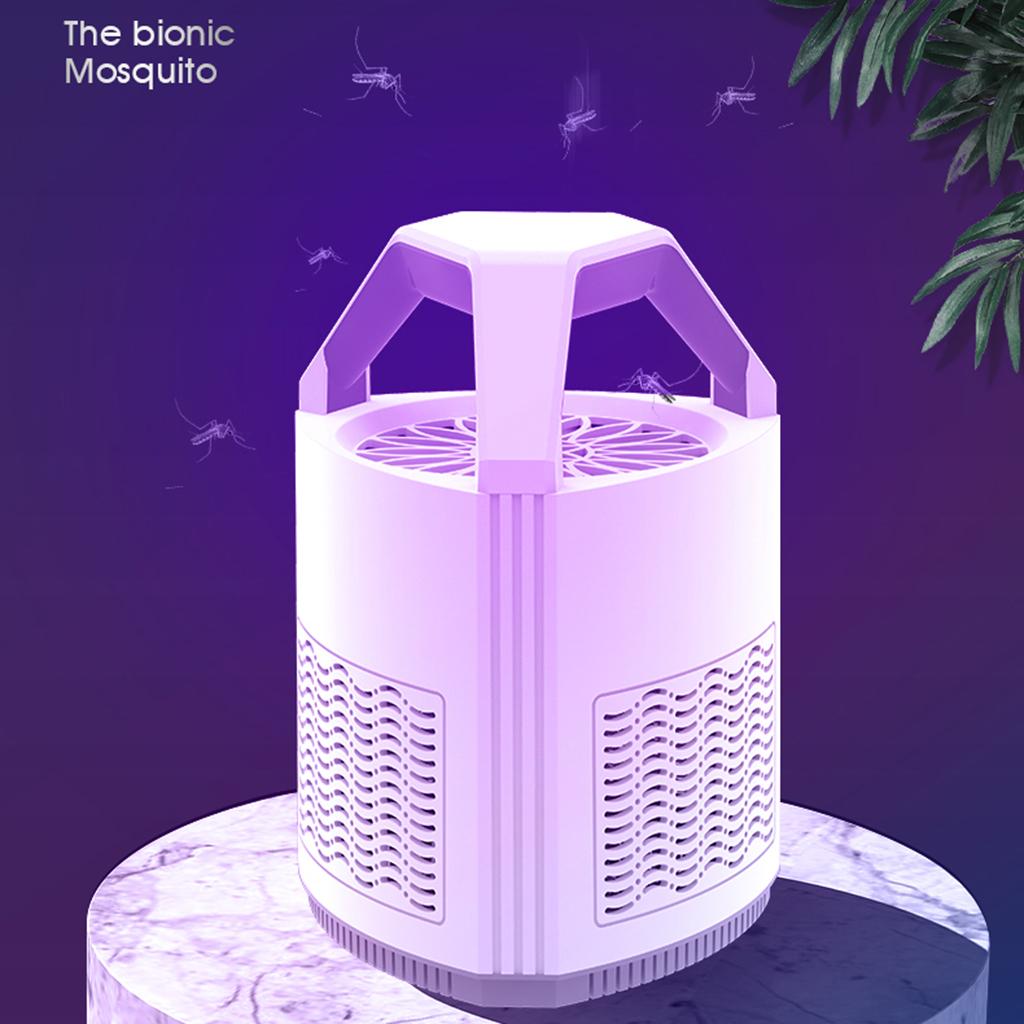 1pc USB Electric Insect Trap Fruit Fly Mosquito Killer with UV Light Bedroom white