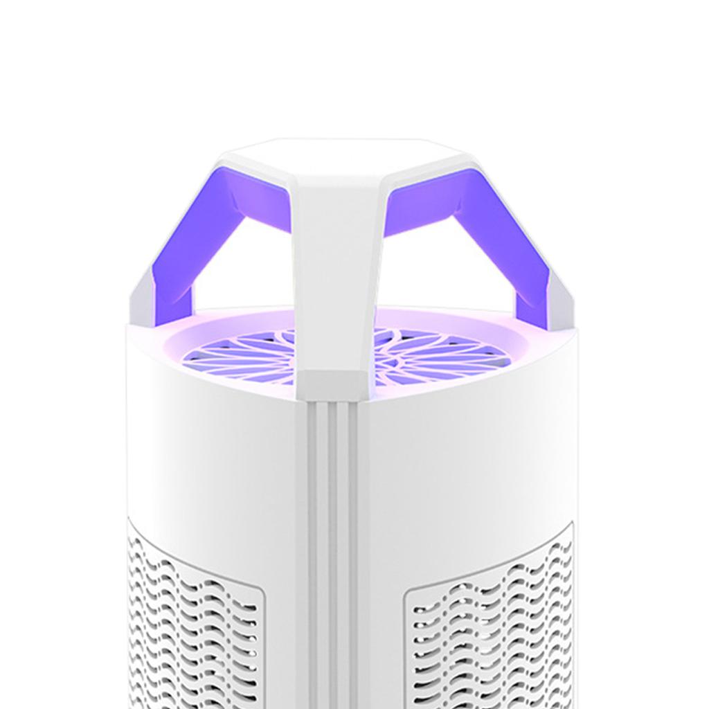 1pc USB Electric Insect Trap Fruit Fly Mosquito Killer with UV Light Bedroom white