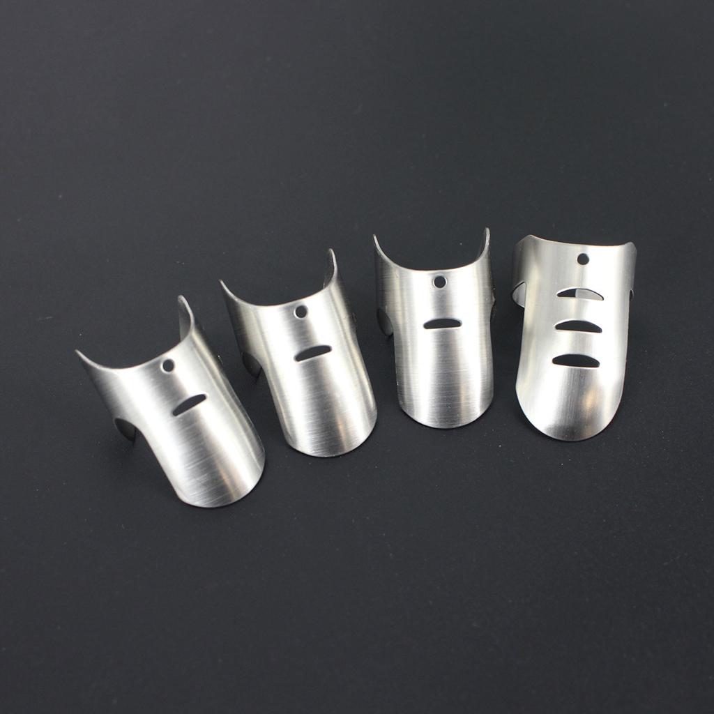 4 PCS Cooking Slicing Chopping Finger Hand Protector Guard Sleeves Tool