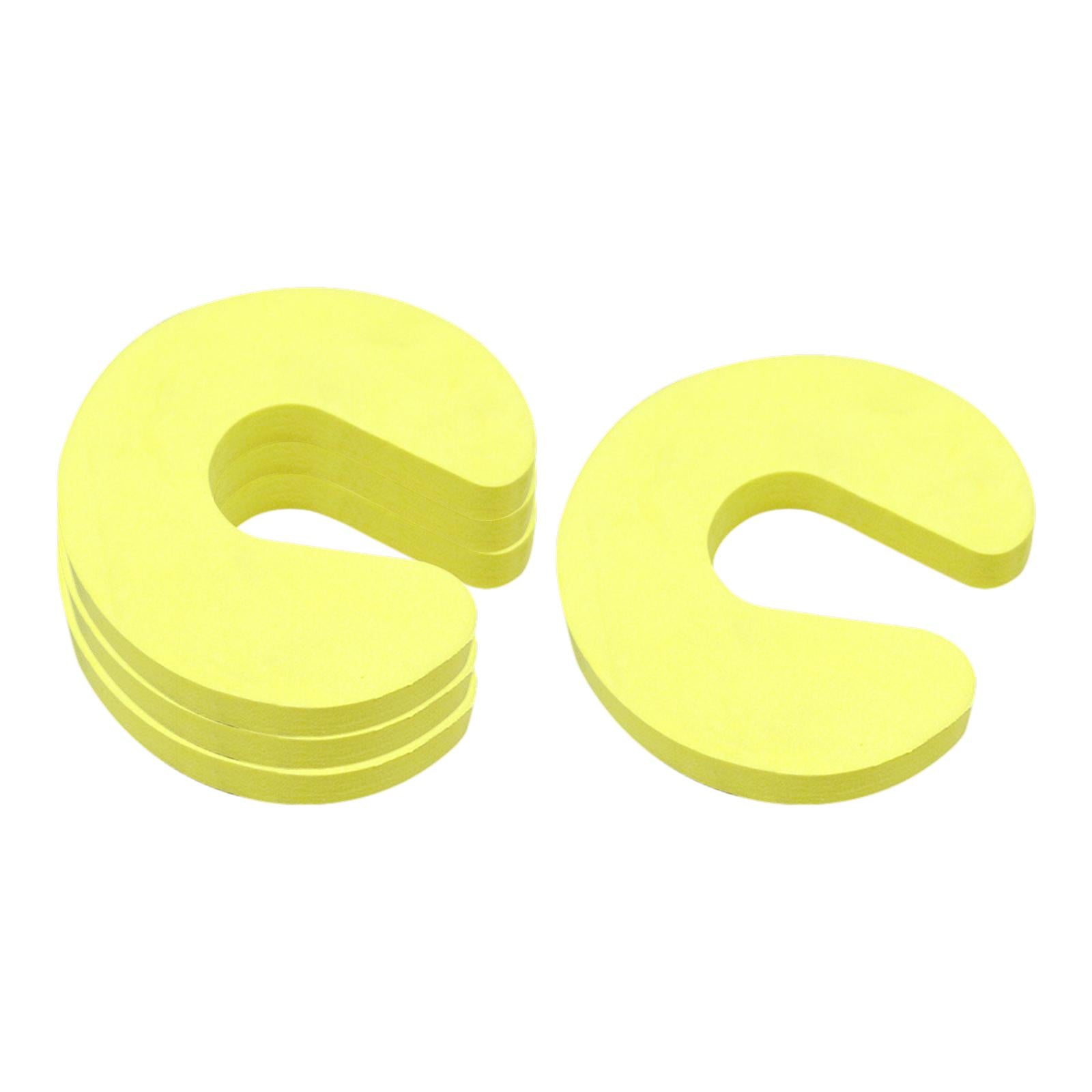 Soft EVA Door Stopper Finger Pinch Guard Baby Safety Security Sleek Design yellow
