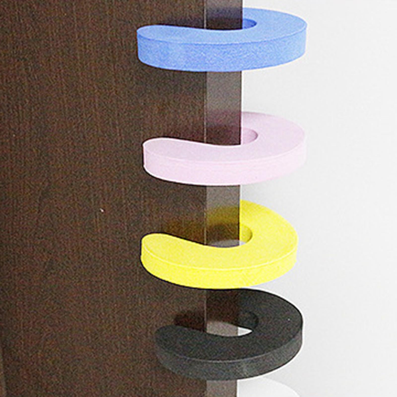 Soft EVA Door Stopper Finger Pinch Guard Baby Safety Security Sleek Design black