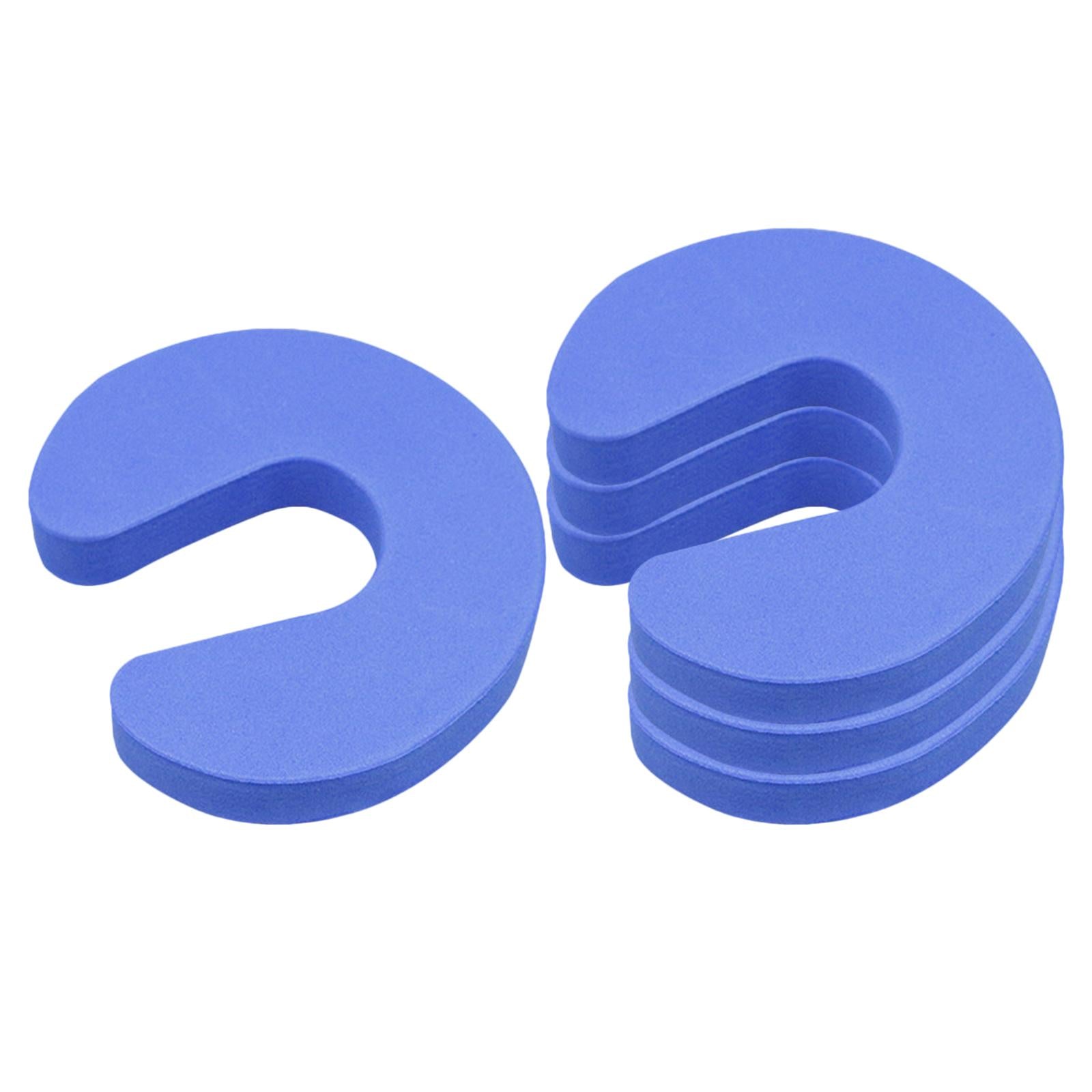 Soft EVA Door Stopper Finger Pinch Guard Baby Safety Security Sleek Design blue