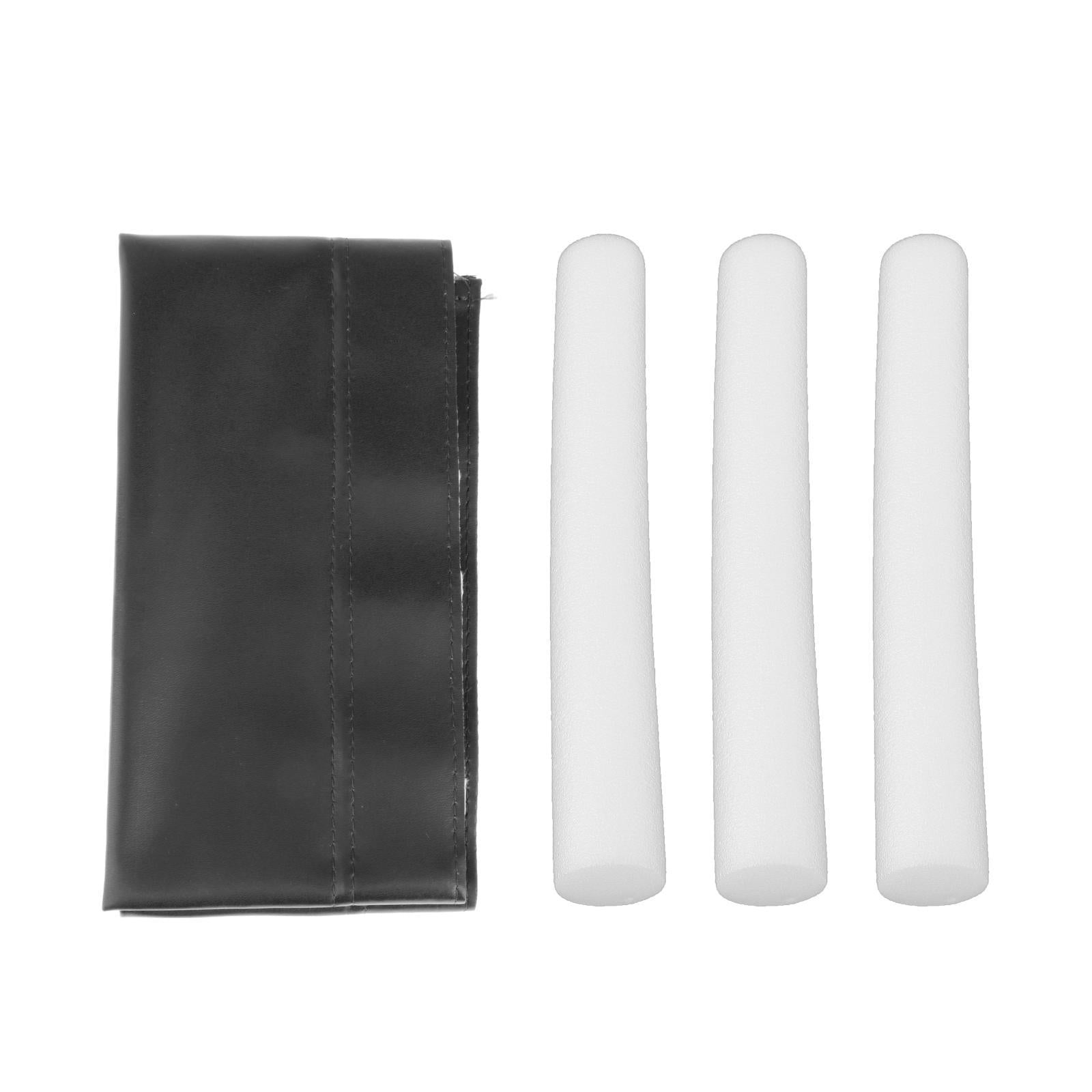 Door Seal Strip Self Adhesive Under Door Sweep Leather Black