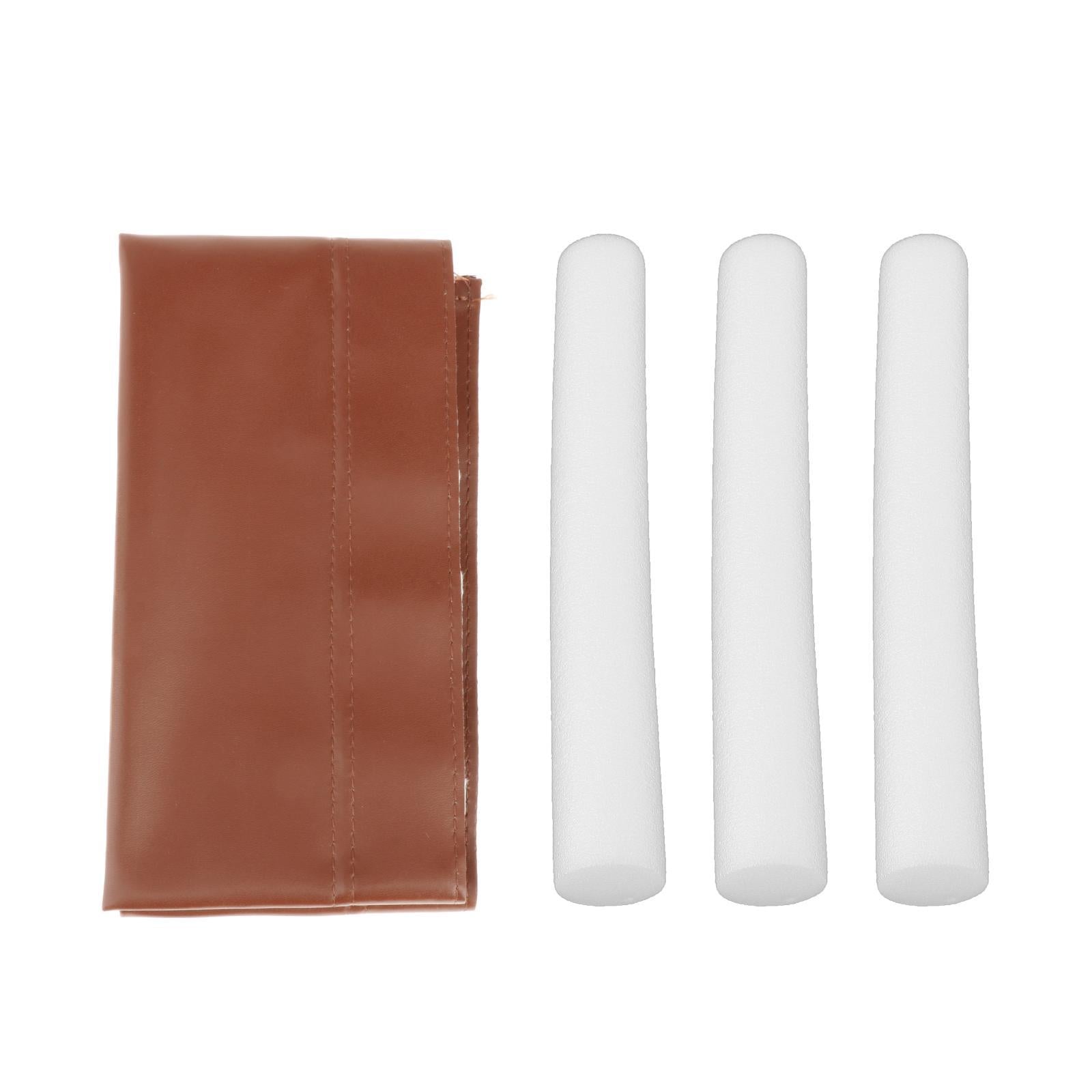 Door Seal Strip Self Adhesive Under Door Sweep Leather Brown
